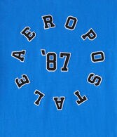 Aeropostale 87 Circle Appliqué Graphic Tee