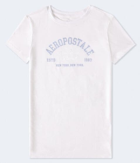 Aeropostale Arch Foil Graphic Tee Aeropostale Arch Foil Graphic Tee
