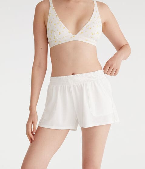 Mid-Rise Waffle Shorts Mid-Rise Waffle Shorts