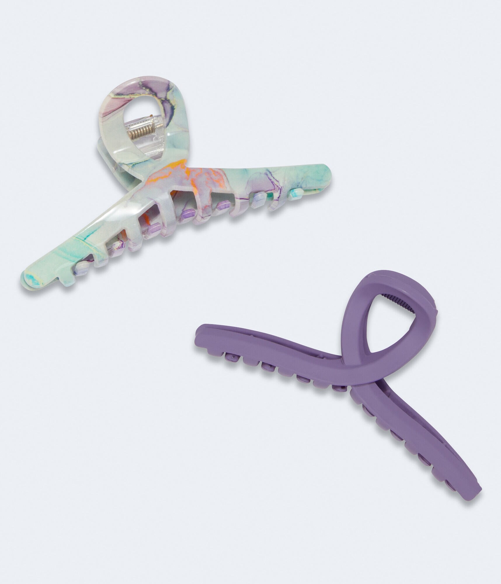 Twisted Loop Claw Hair Clip 2-Pack