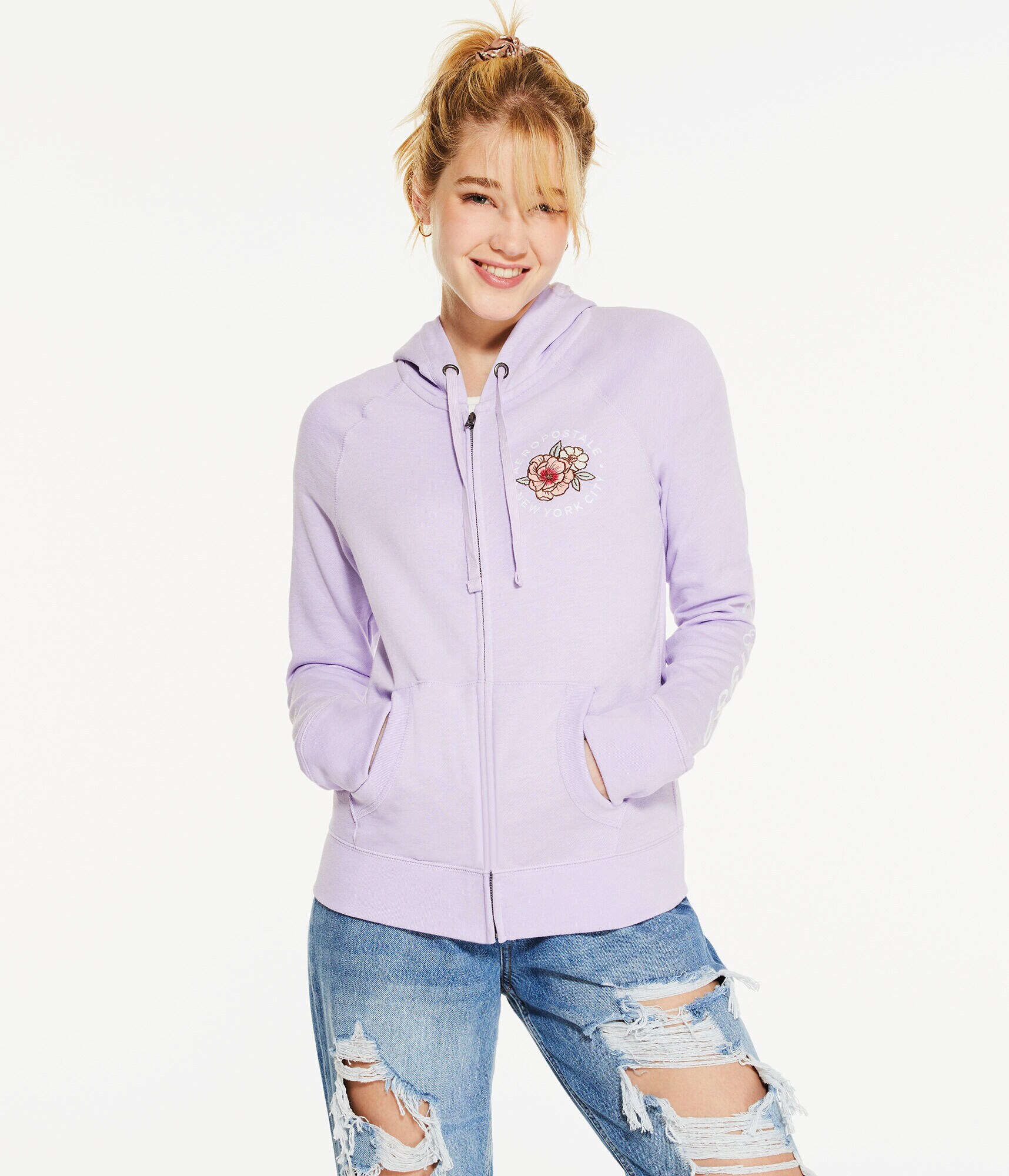 purple aeropostale hoodie