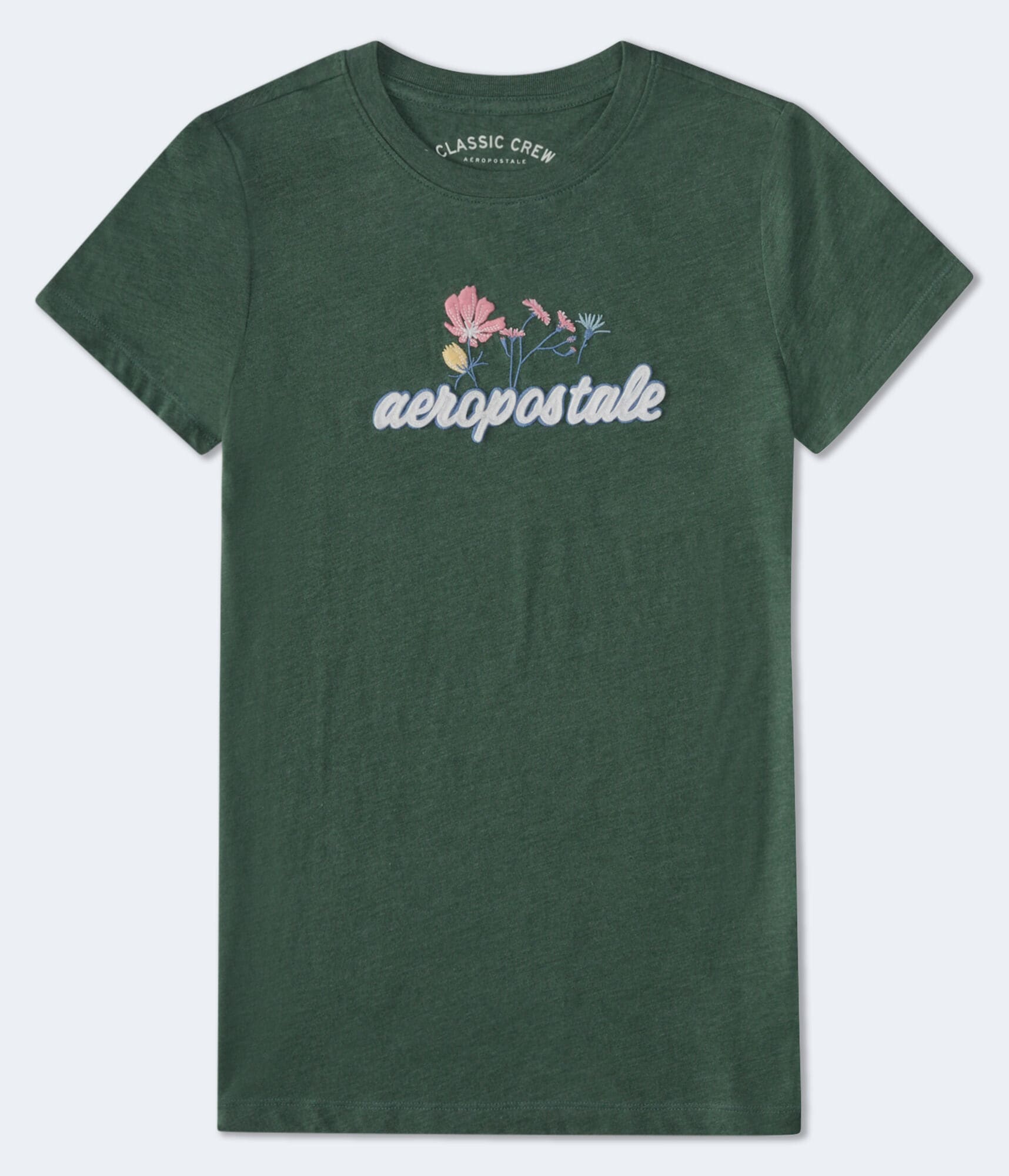 Aeropostale Wildflowers Appliqu&eacute; Graphic Tee