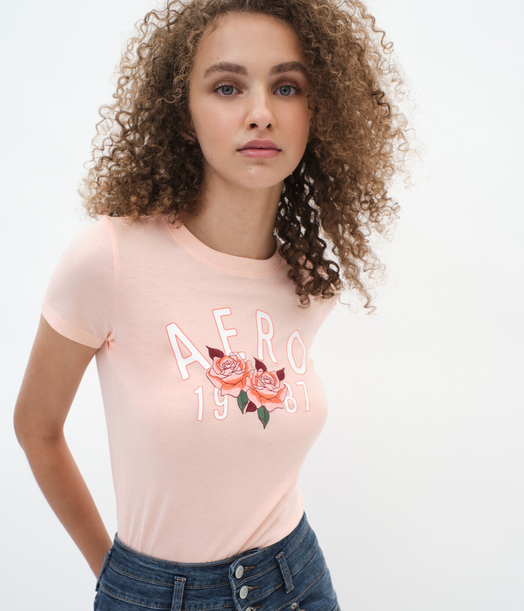 Aero 87 Floral Graphic Tee