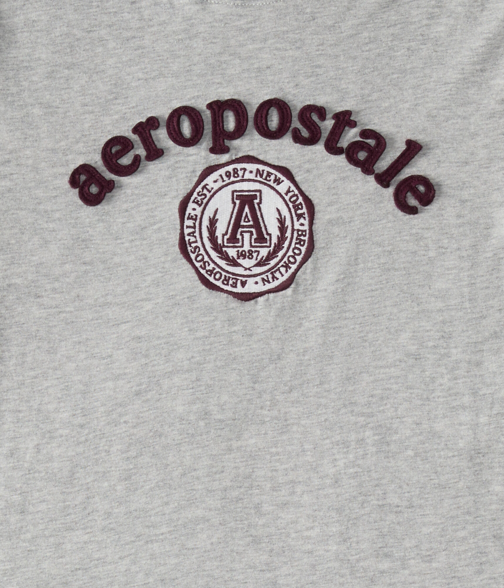 Aeropostale Circle Crest Appliqu&eacute; Graphic Tee