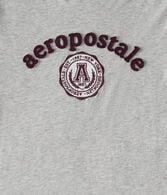 Aeropostale Circle Crest Appliqué Graphic Tee
