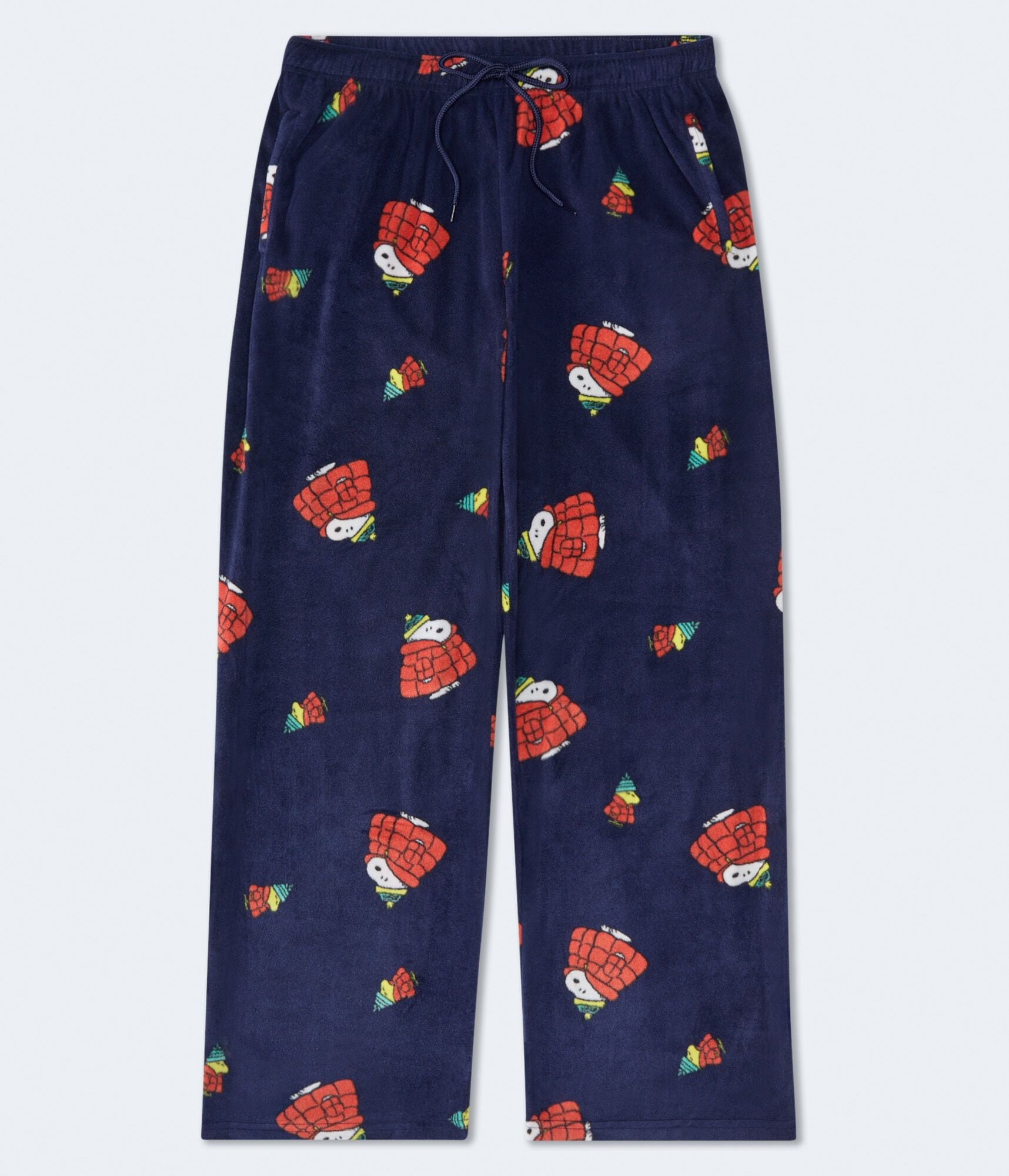 Snoopy Puffer Coat Polyfleece Sleep Pants