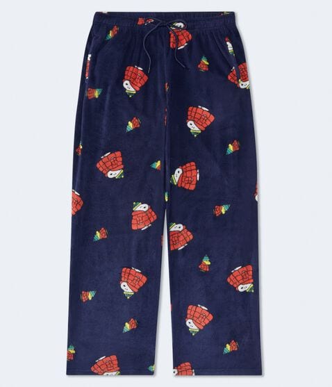 Snoopy Puffer Coat Polyfleece Sleep Pants Snoopy Puffer Coat Polyfleece Sleep Pants