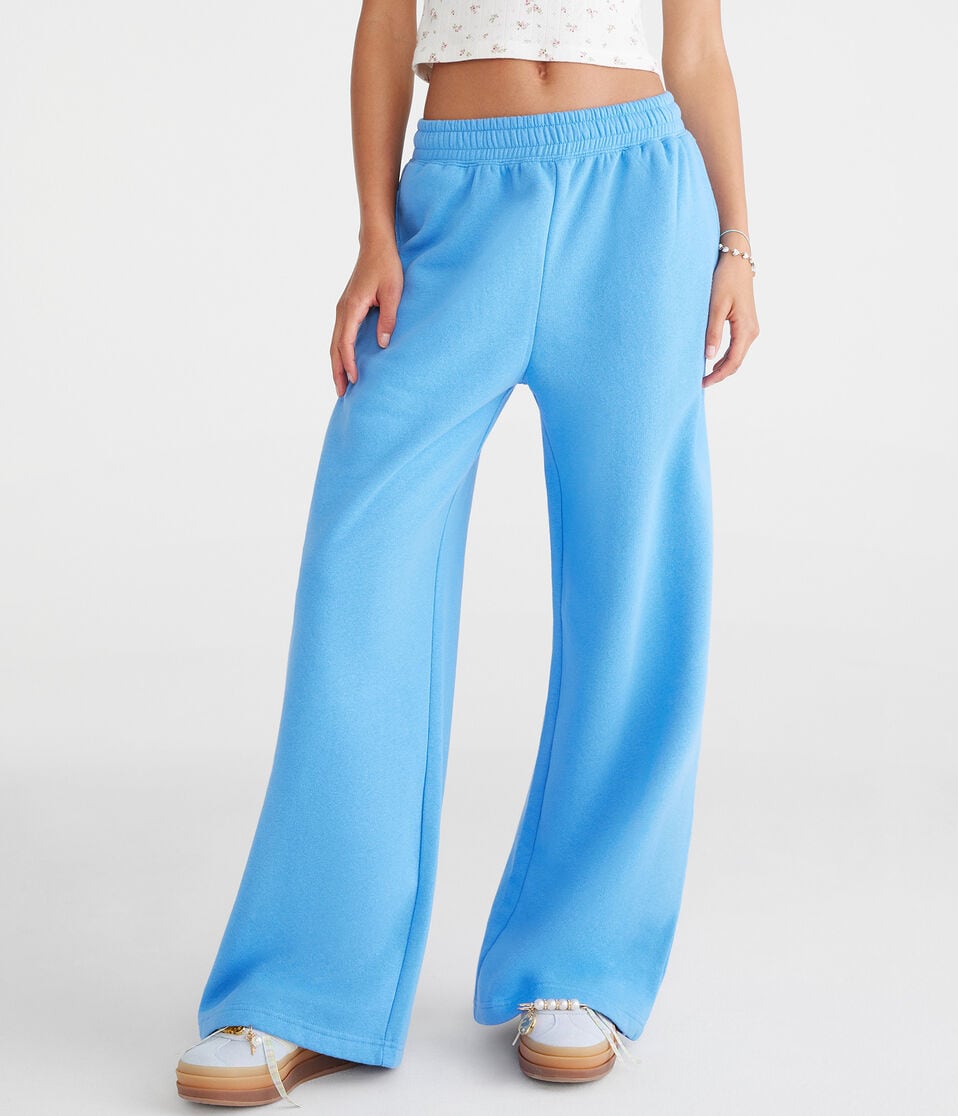 Cloud Soft Mid-Rise Wide Leg Sweatpants