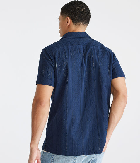 Geometric Textured Shirt Geometric Textured Shirt