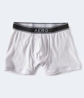 Rubberized Logo 3" Knit Boxer Briefs