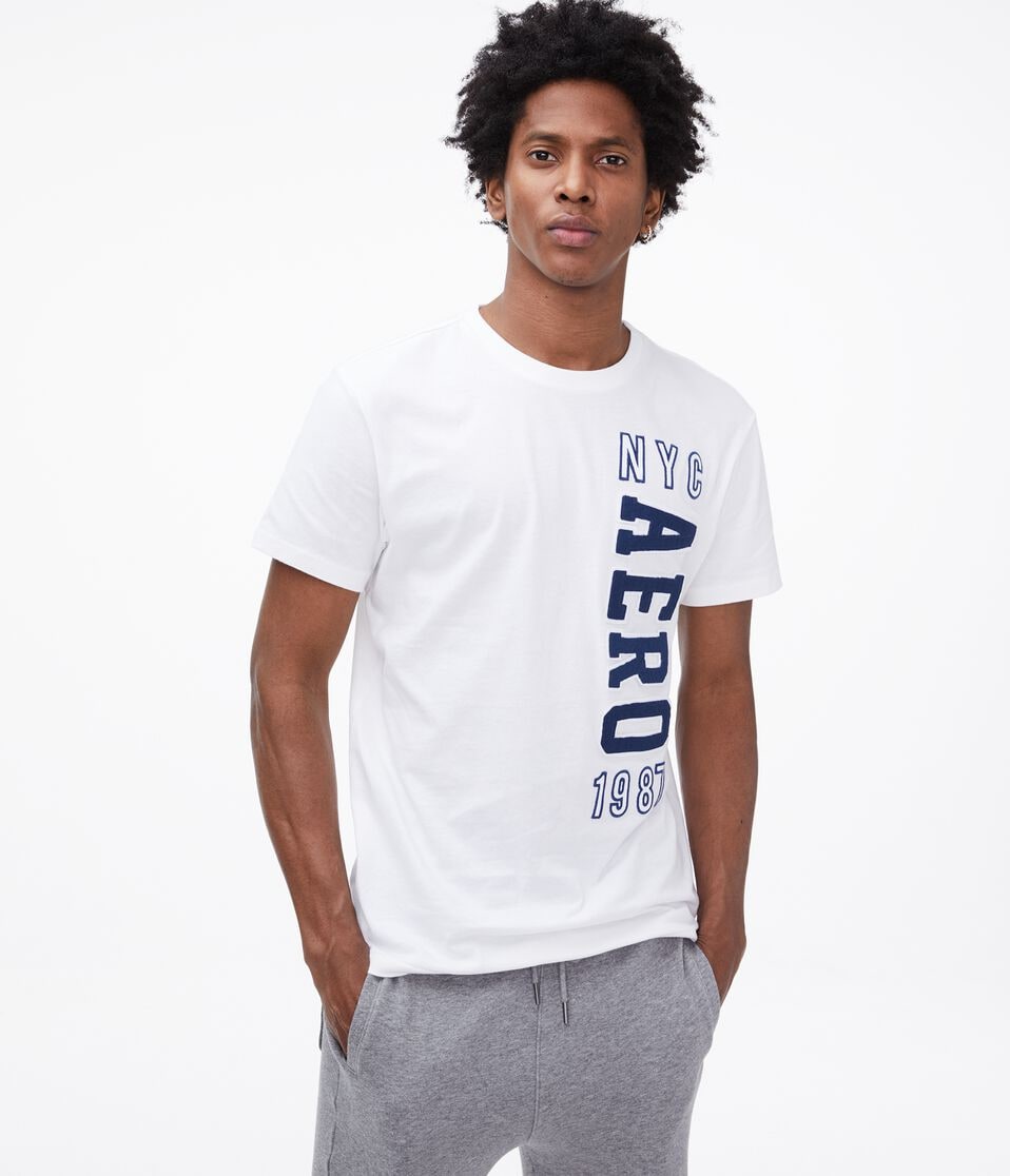 Vertical Aero Logo Appliqué Graphic Tee