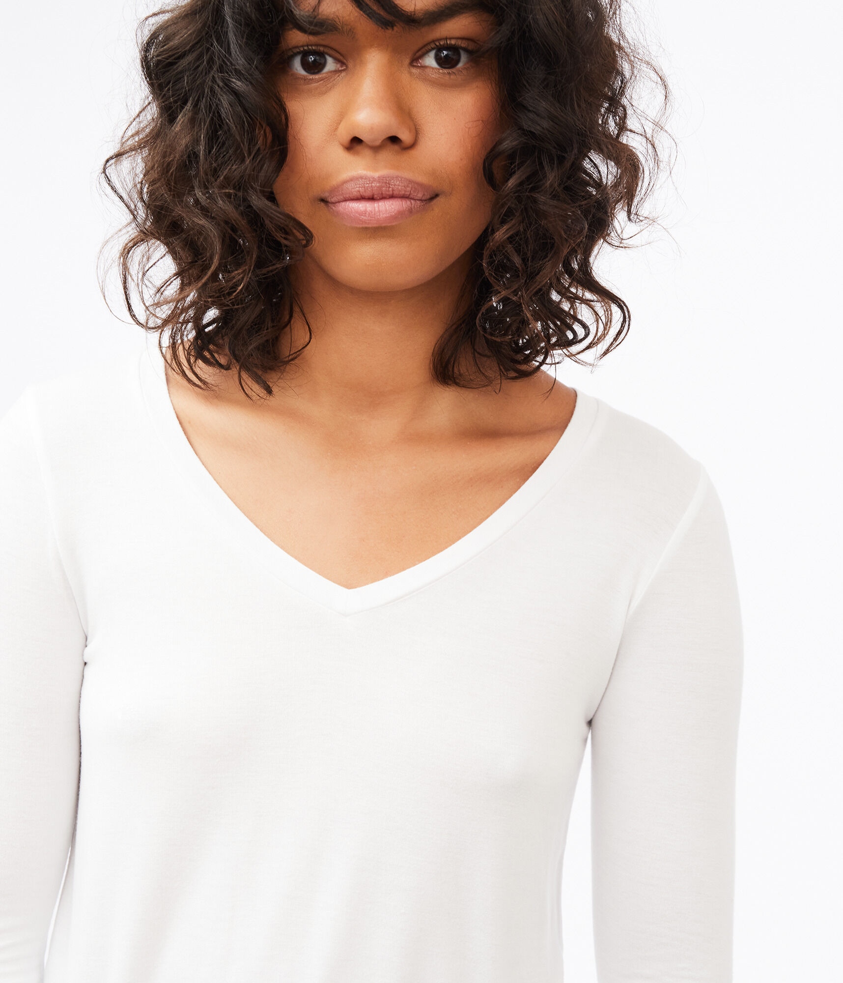 Long Sleeve Seriously Soft V-Neck Tee