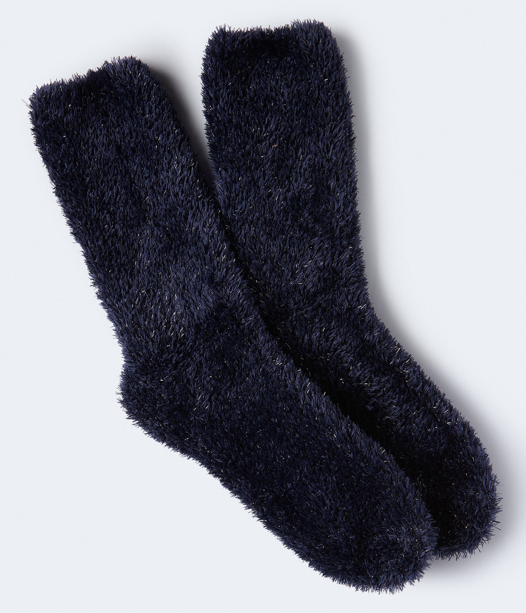Tinsel Fuzzy Boot Socks