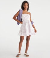 Floral Strapless Mini Dress