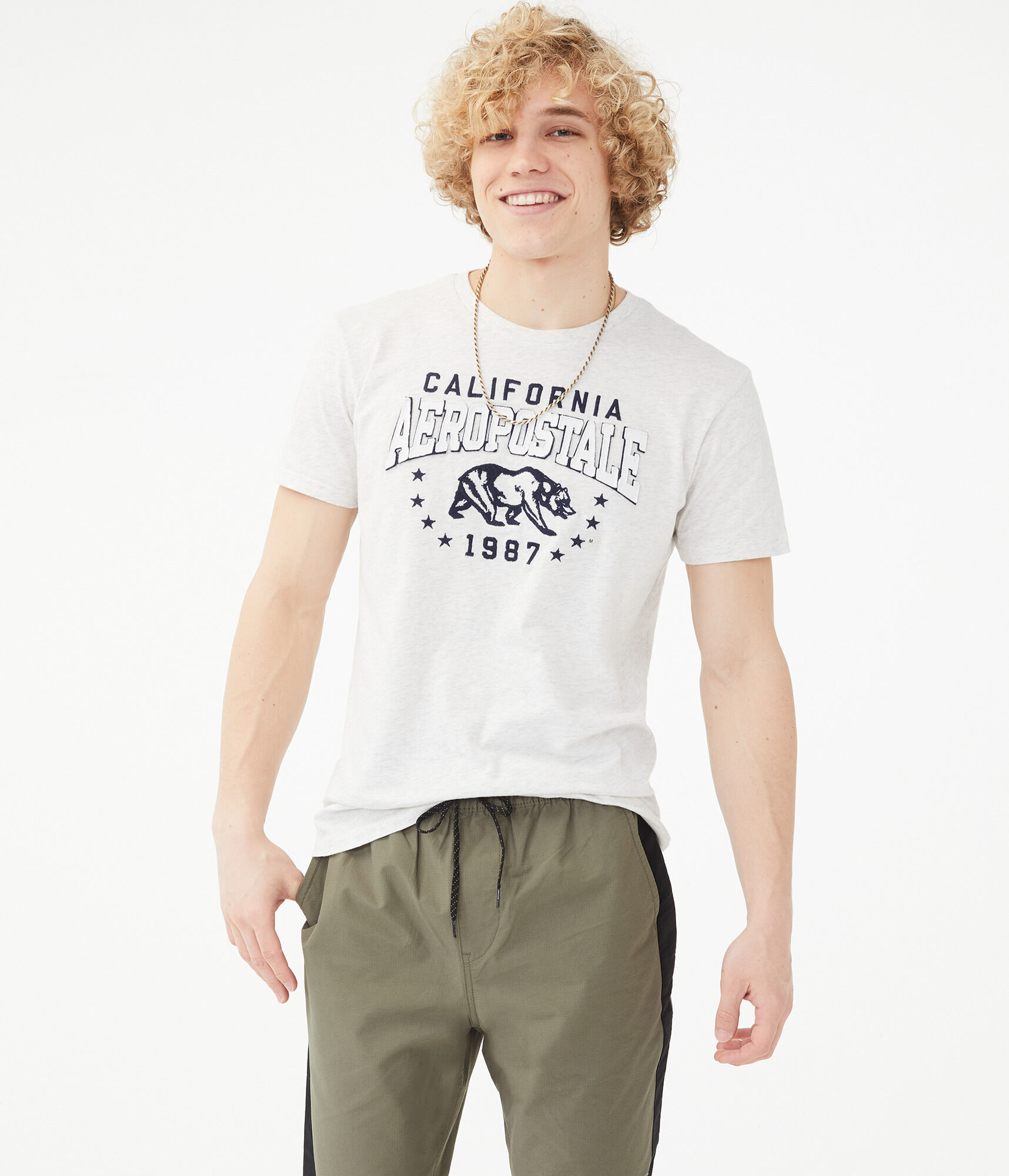California Bear Appliqu&eacute; Graphic Tee