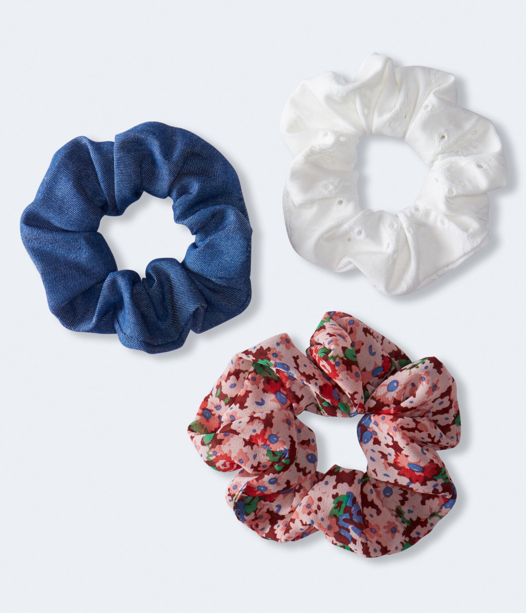 Floral Scrunchie 3-Pack