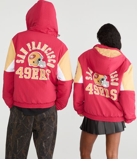 San Francisco 49ers Hooded Sideline Jacket San Francisco 49ers Hooded Sideline Jacket