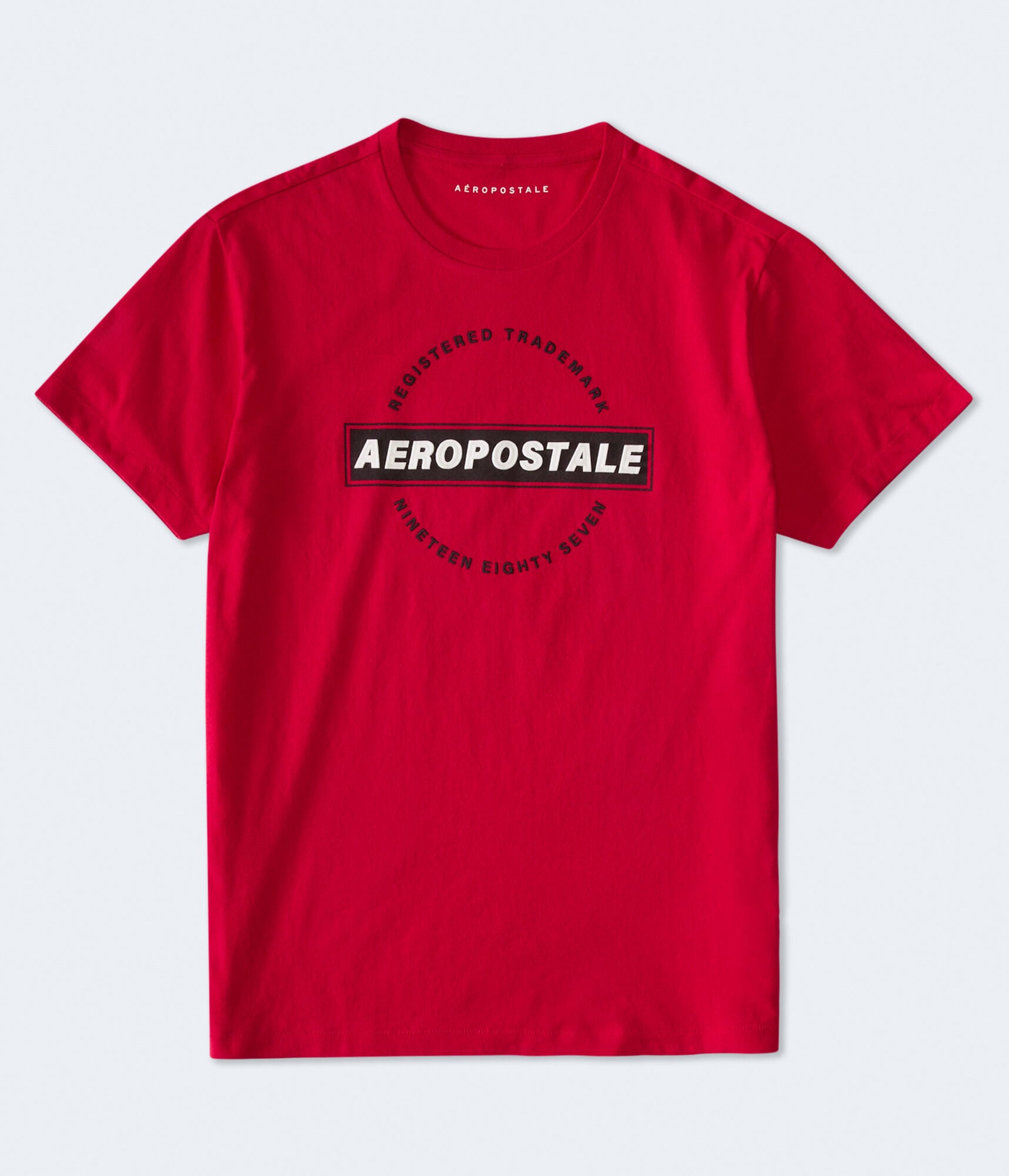 Aeropostale Circle Appliqué Graphic Tee