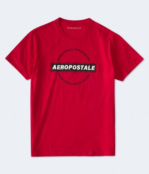 Aeropostale Circle Appliqué Graphic Tee Aeropostale Circle Appliqué Graphic Tee