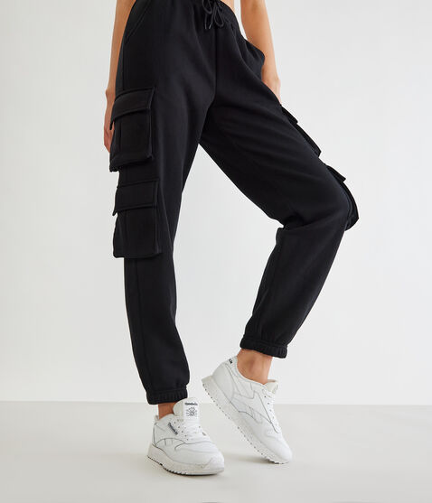 High-Rise Cargo Jogger Sweatpants High-Rise Cargo Jogger Sweatpants