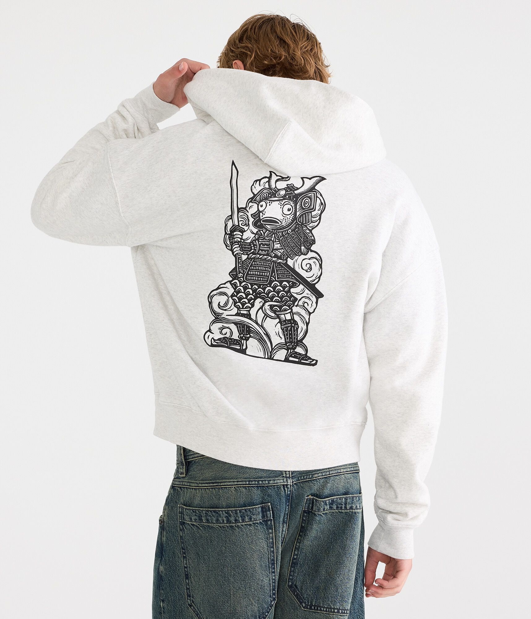 Fortnite Samurai Fishstick Boxy Full-Zip Hoodie