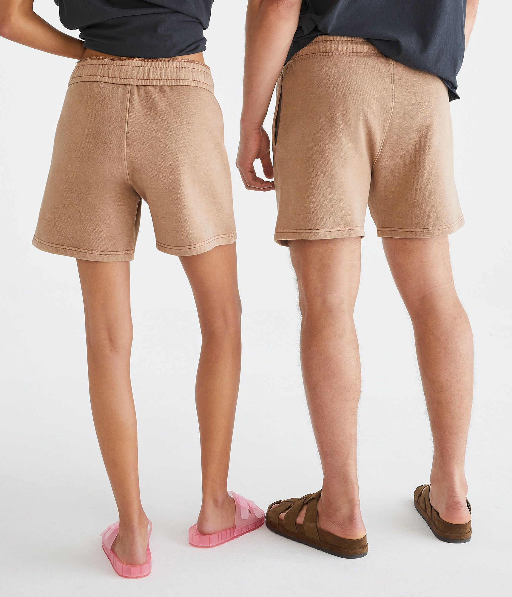 Essentials Solid Fleece Shorts 6"