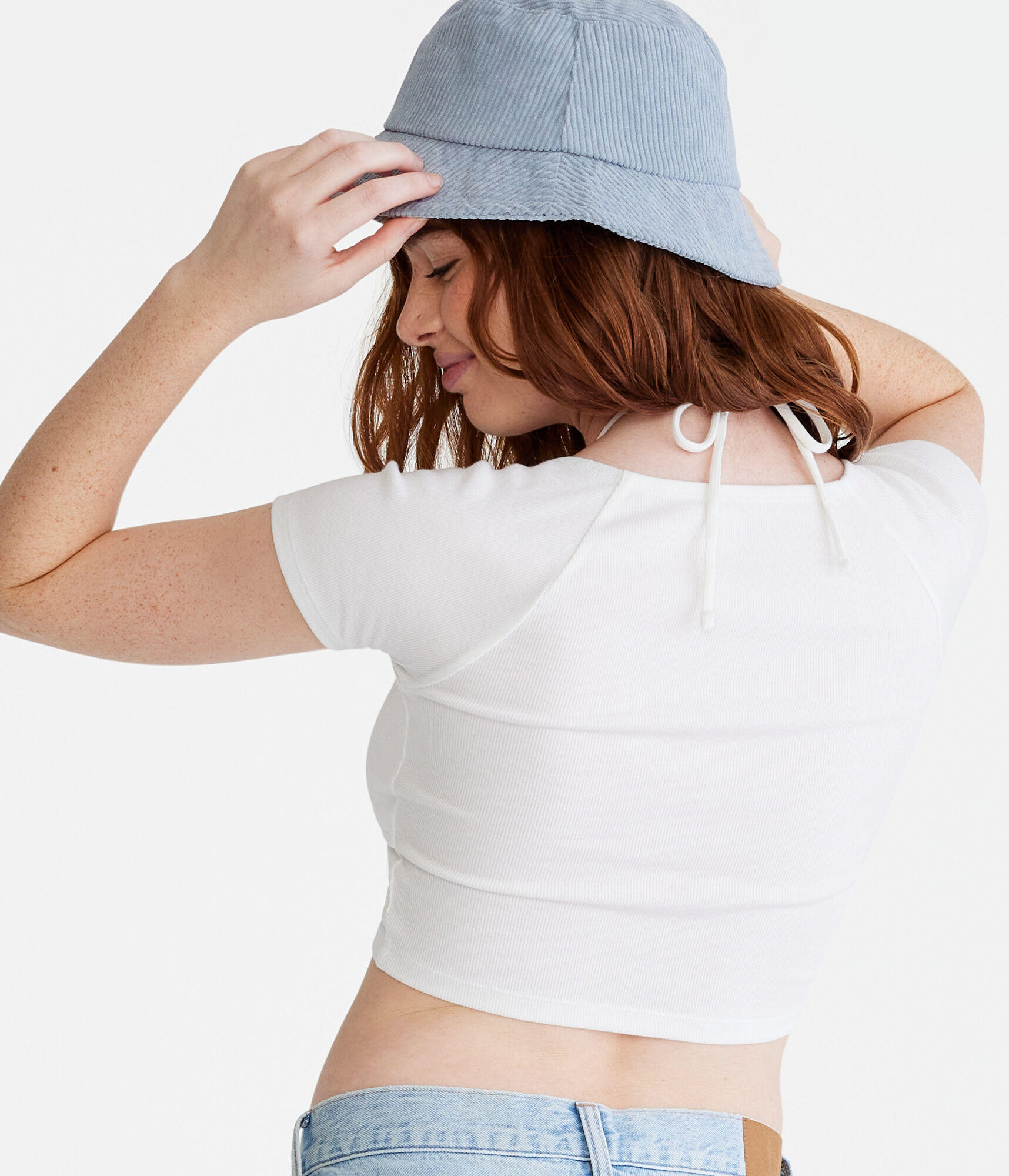 Cutout Convertible Crop Top