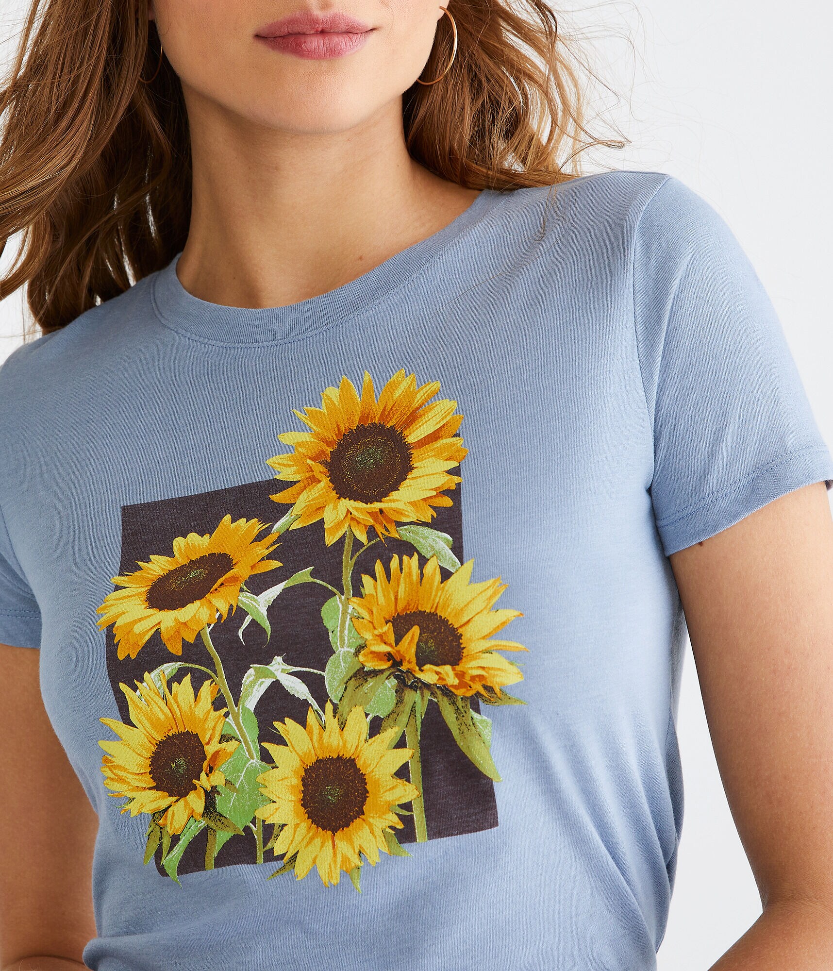 Sunflower Square Graphic Tee