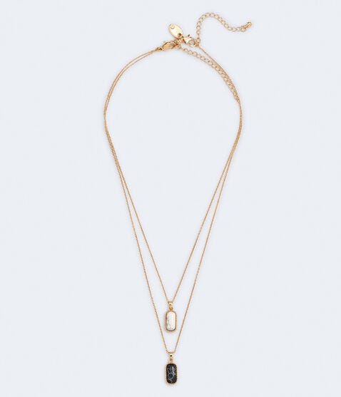 Best Friends Semi-Precious Stone Necklace 2-Pack Best Friends Semi-Precious Stone Necklace 2-Pack