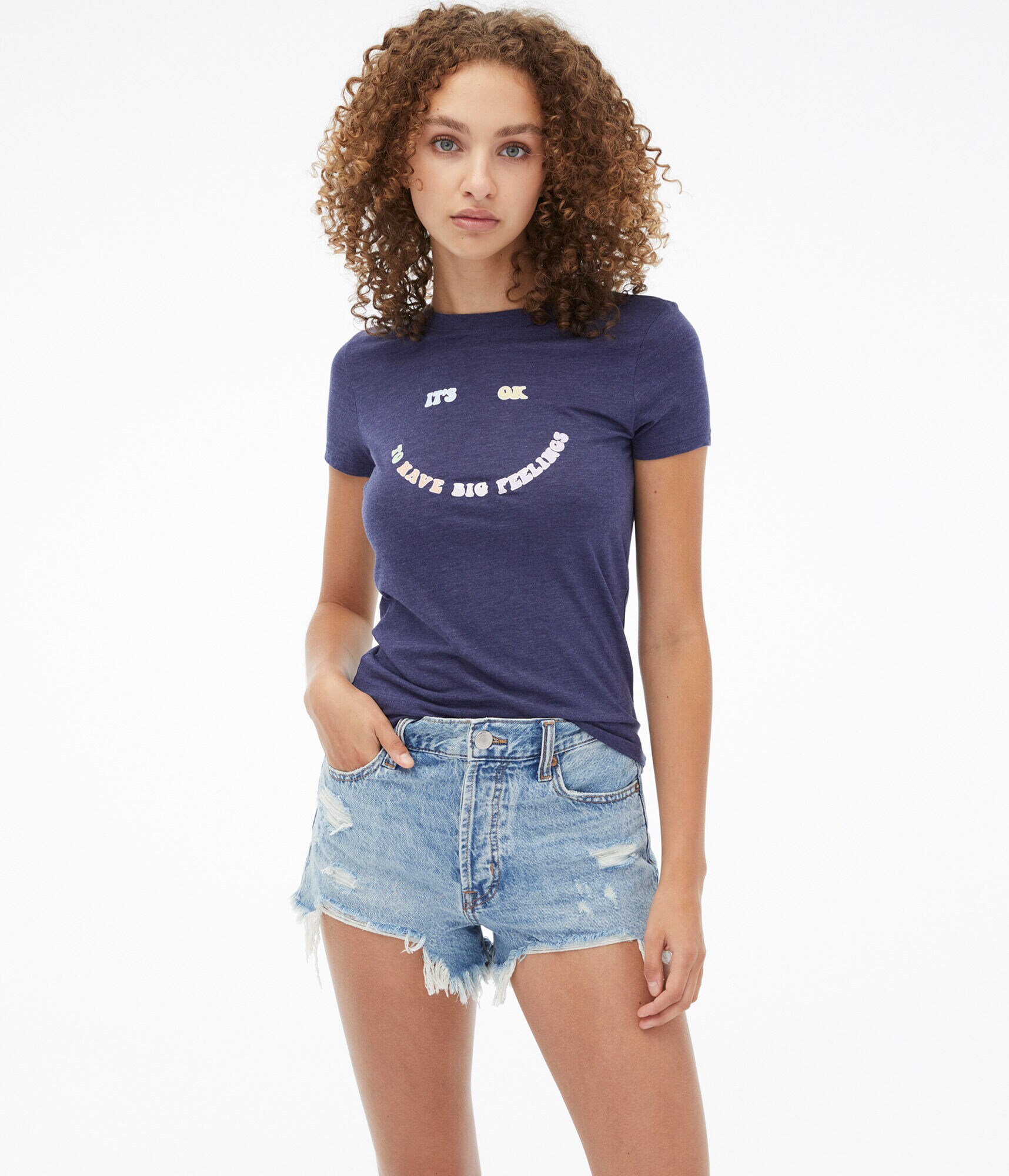 Big Feelings Smile Foil Graphic Tee