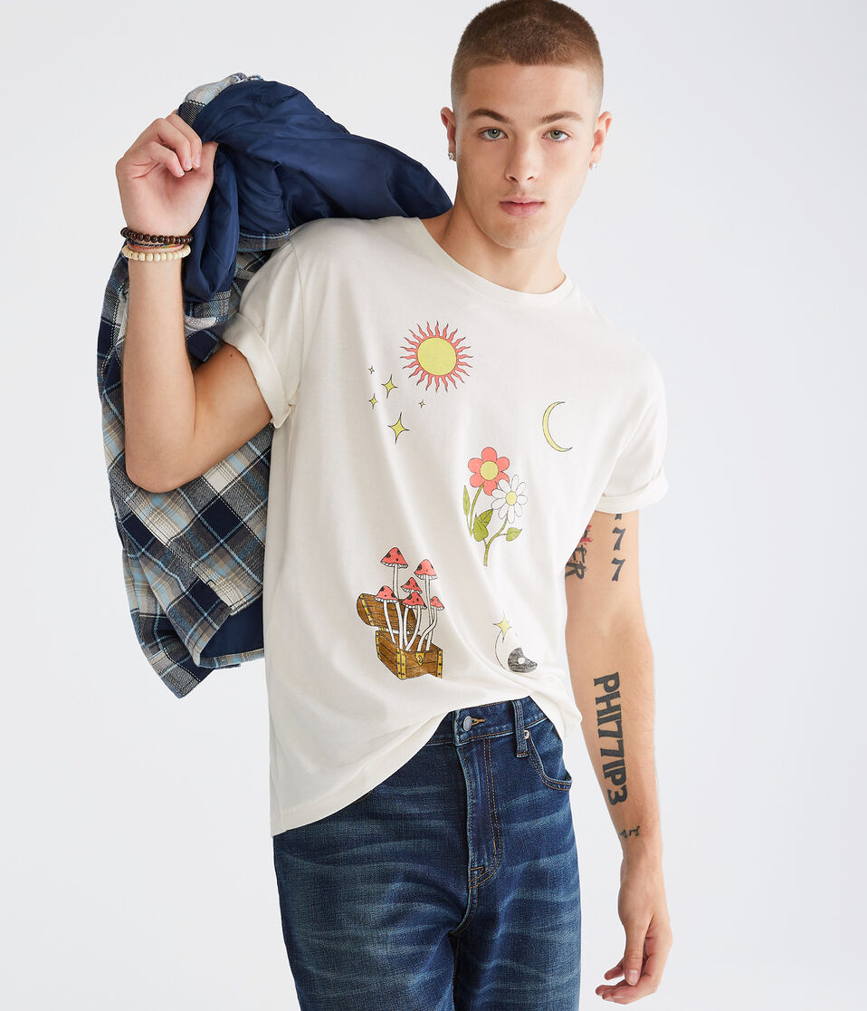 Celestial Mushroom Graphic Tee