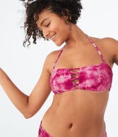 Tie-Dye Bandeau Bikini Top