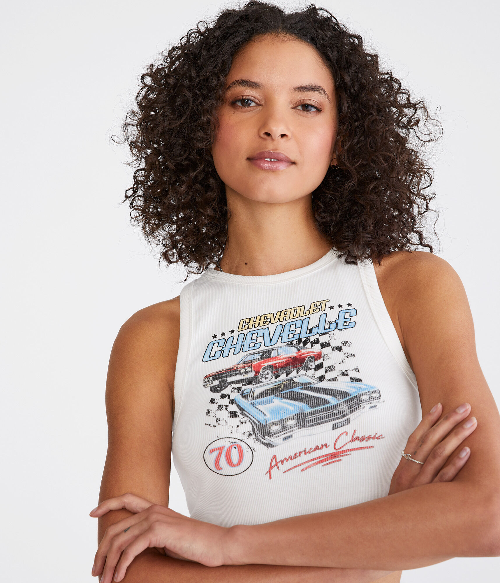 Chevrolet Chevelle Cropped High-Neck Tank