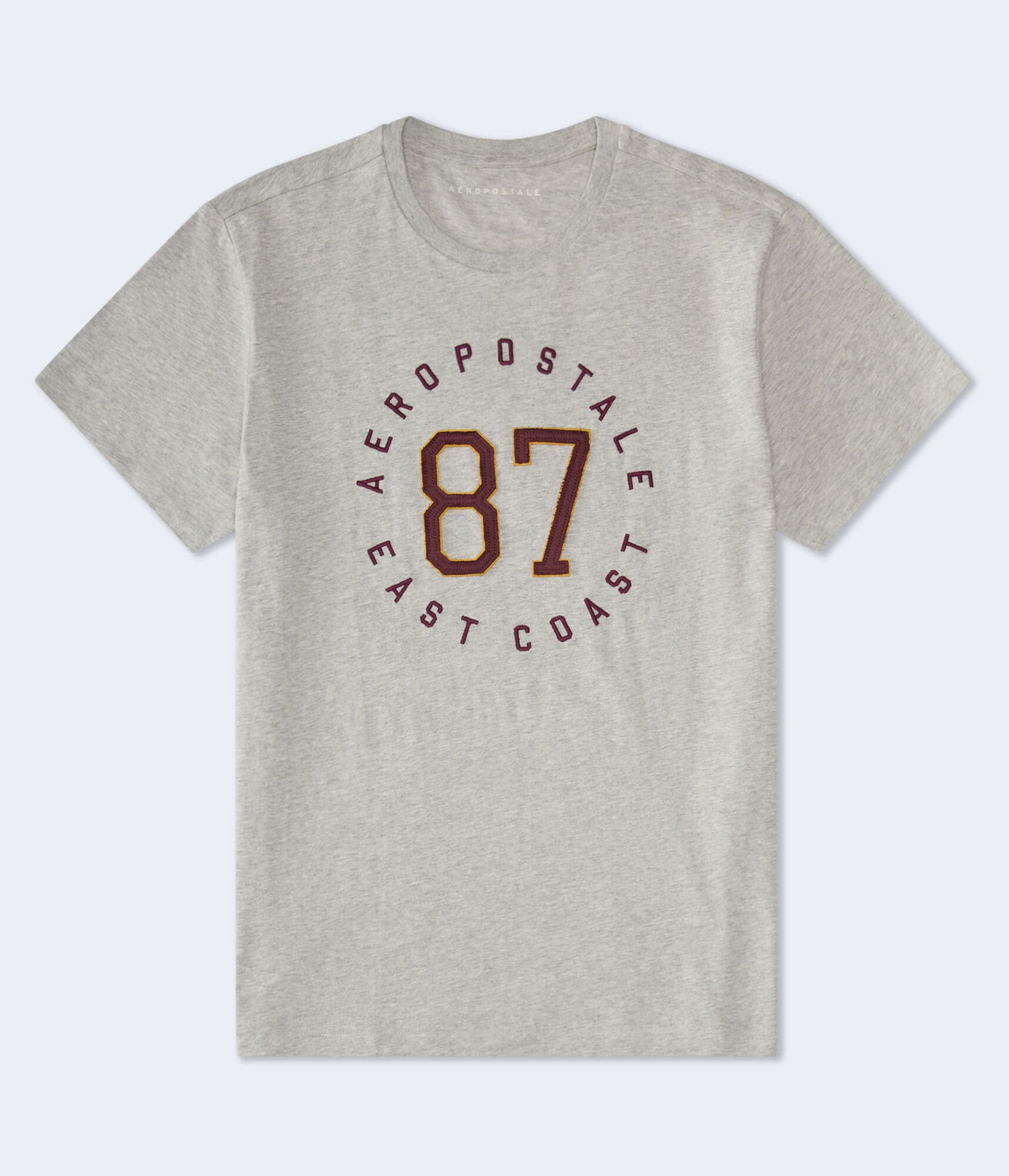 Aeropostale 87 Appliqué Graphic Tee