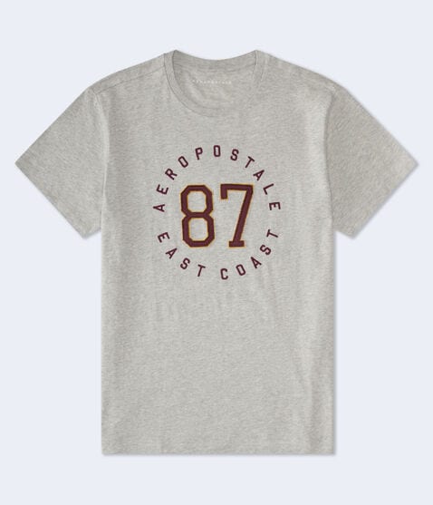 Aeropostale 87 Appliqué Graphic Tee Aeropostale 87 Appliqué Graphic Tee