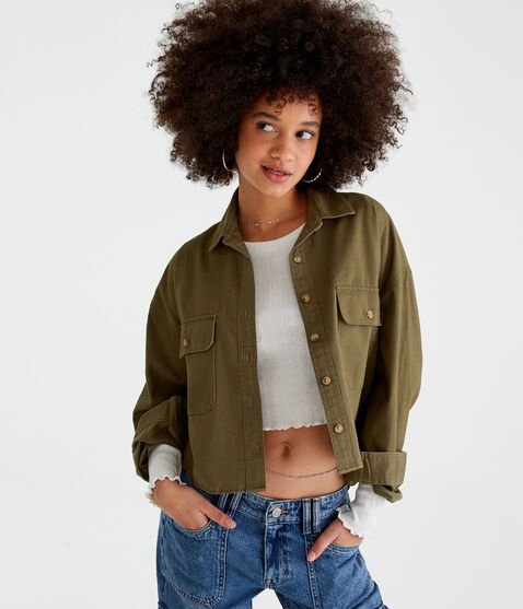 Relaxed Shirt Jacket