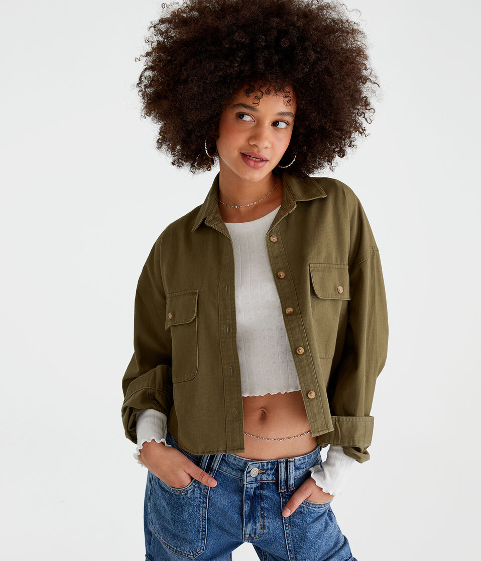 Relaxed Shirt Jacket