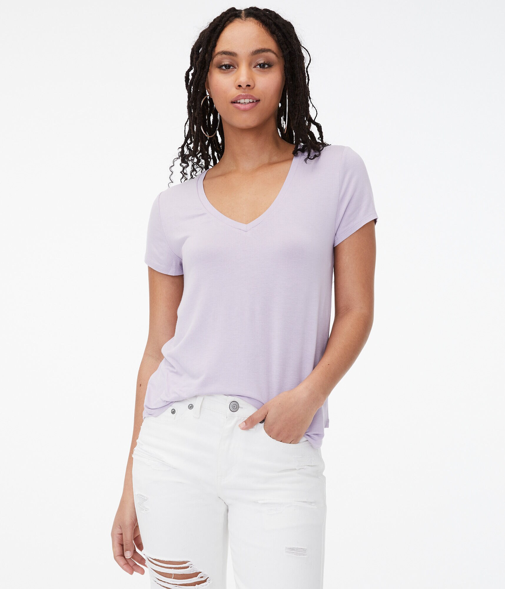 Seriously Soft V-Neck Tee