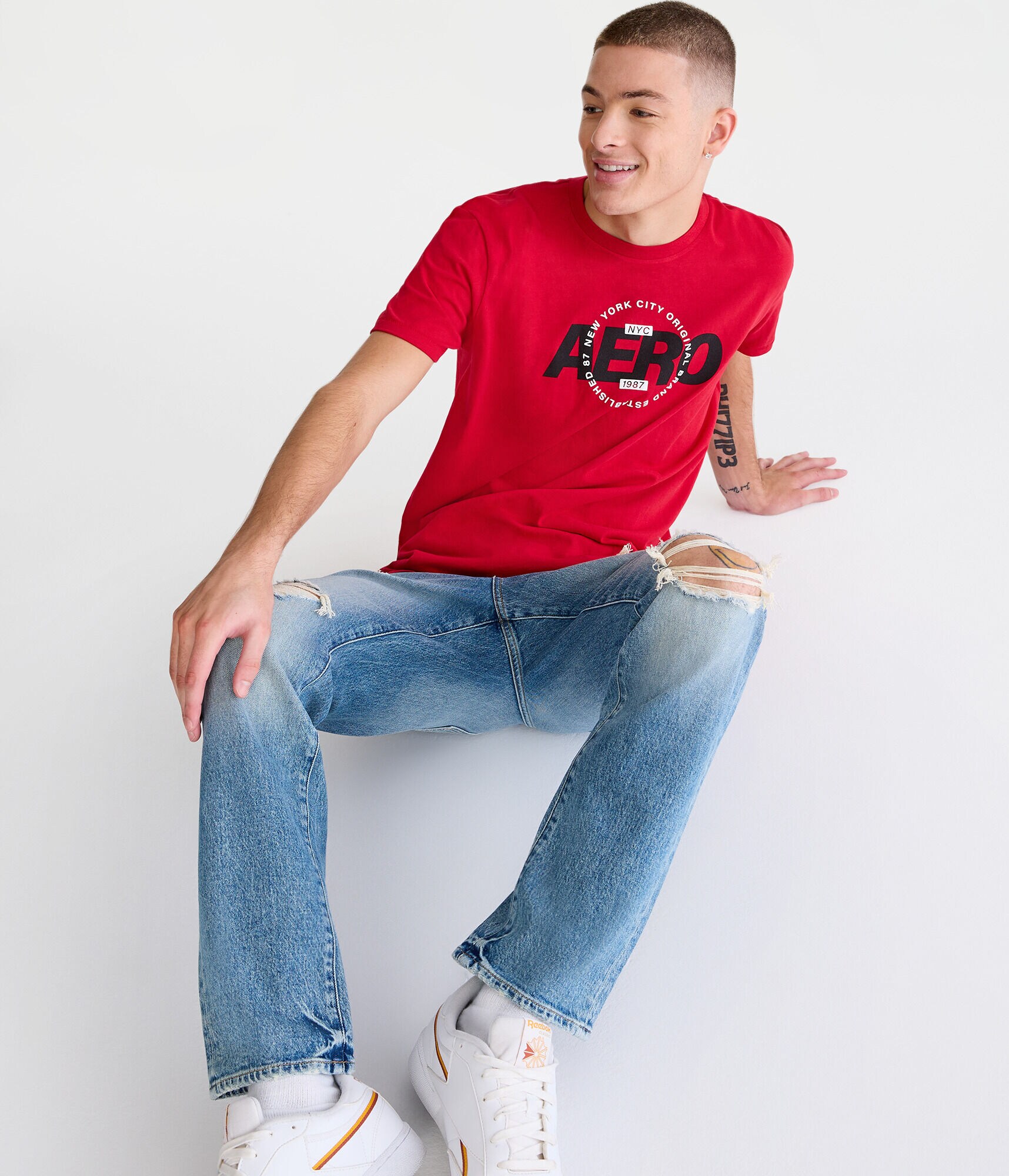 Aero Center Circle Graphic Tee