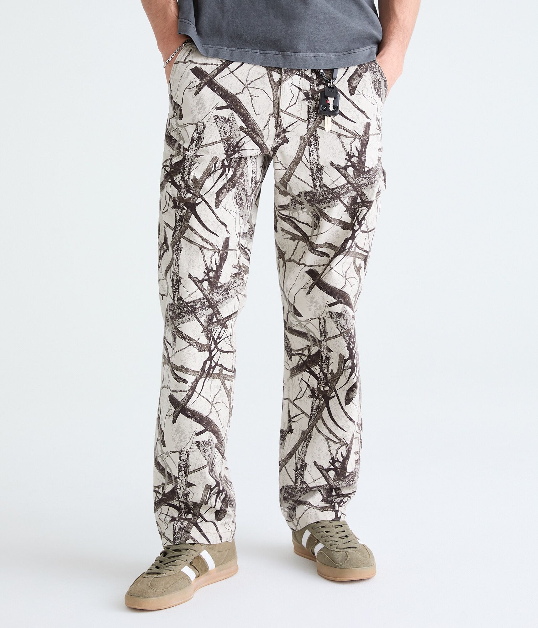 Forest Camo Graphic Baggy Carpenter Pants