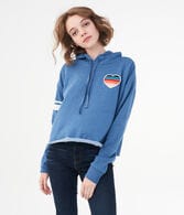 Rainbow Heart Pullover Hoodie