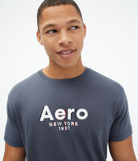 Aero New York 1987 Logo Graphic Tee Aero New York 1987 Logo Graphic Tee