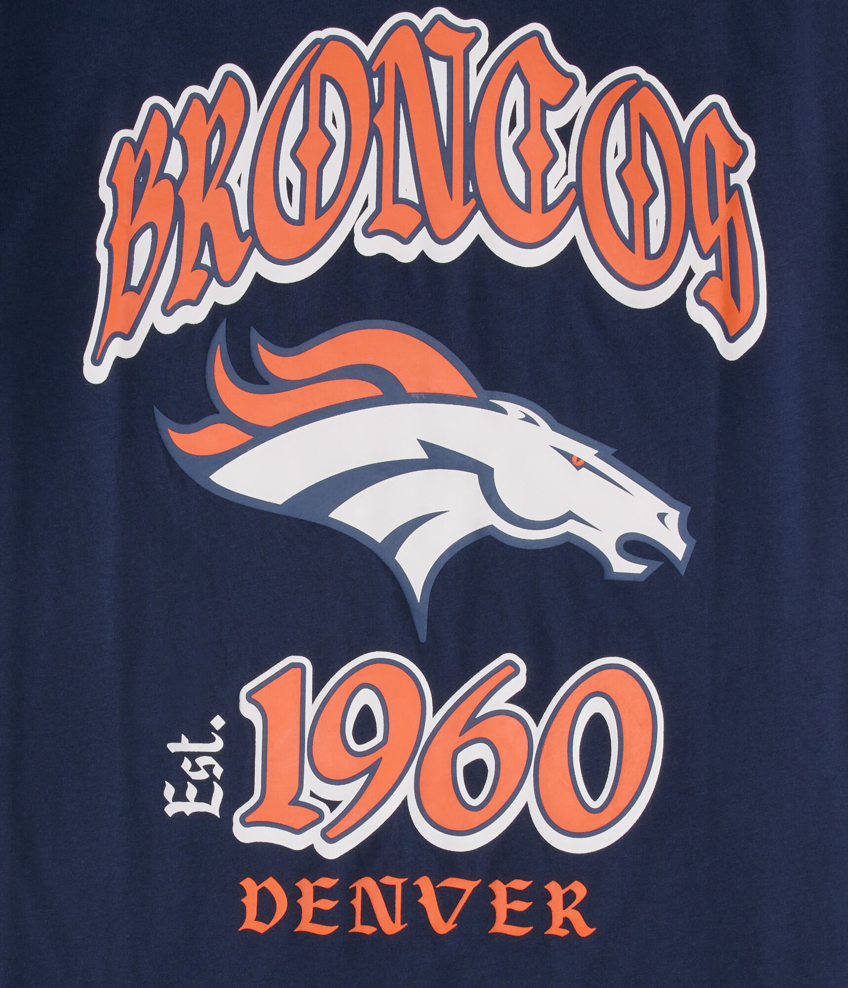 Denver Broncos Helmet Relaxed Graphic Tee