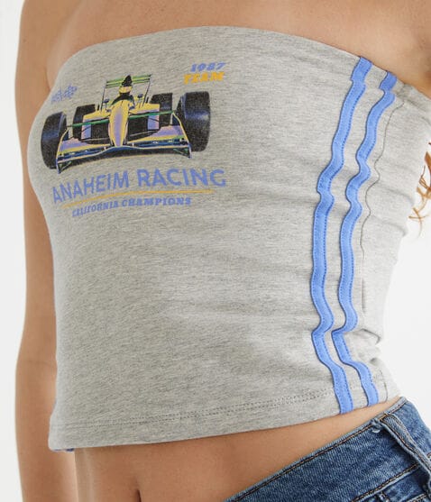 Anaheim Racing Cropped Graphic Tube Top