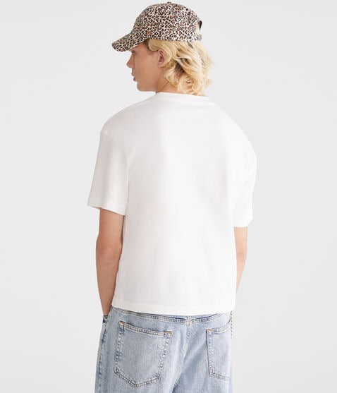 Washed Boxy Fit Crew Tee Washed Boxy Fit Crew Tee