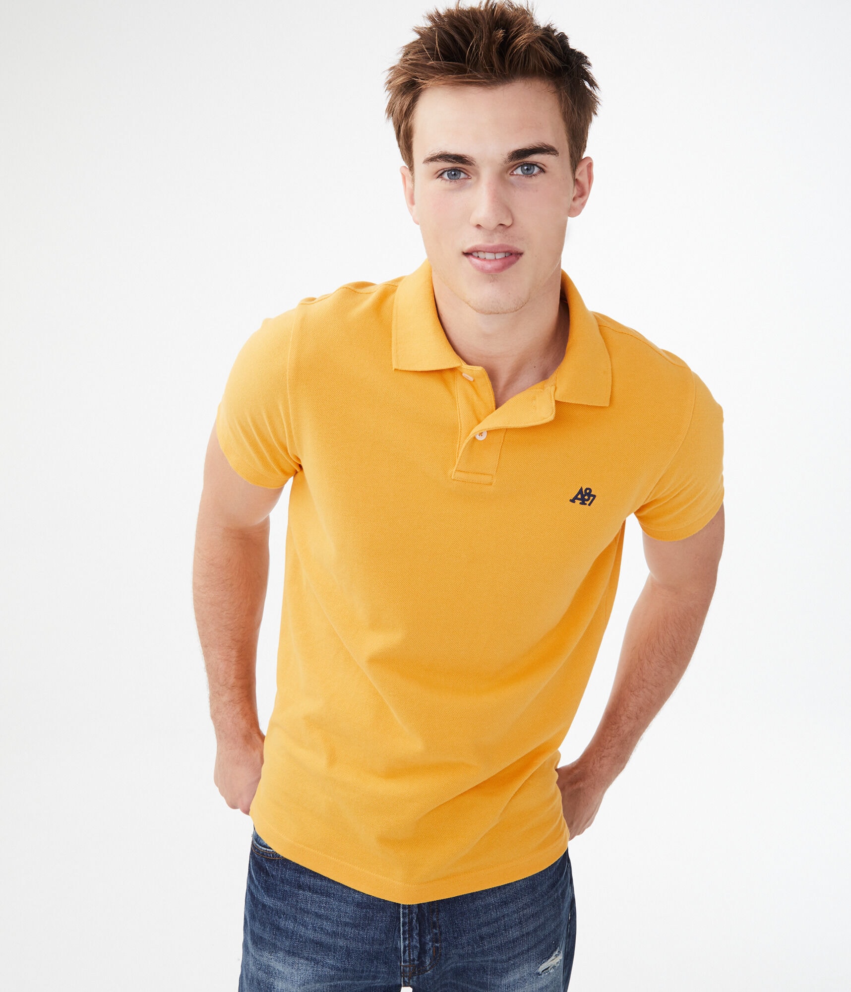 A87 Logo Piqué Polo