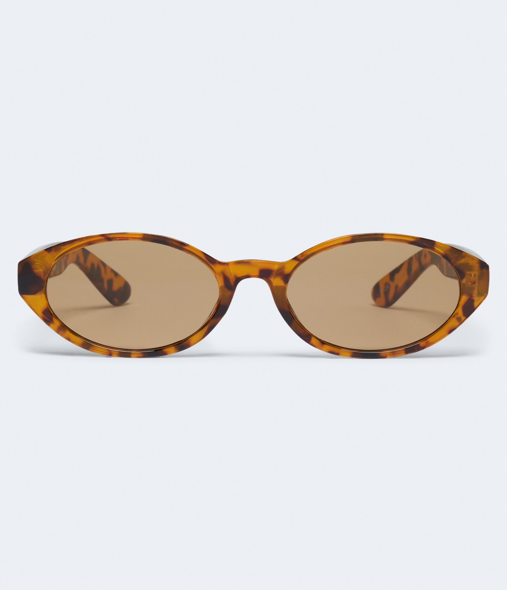 Tortoiseshell Oval Sunglasses