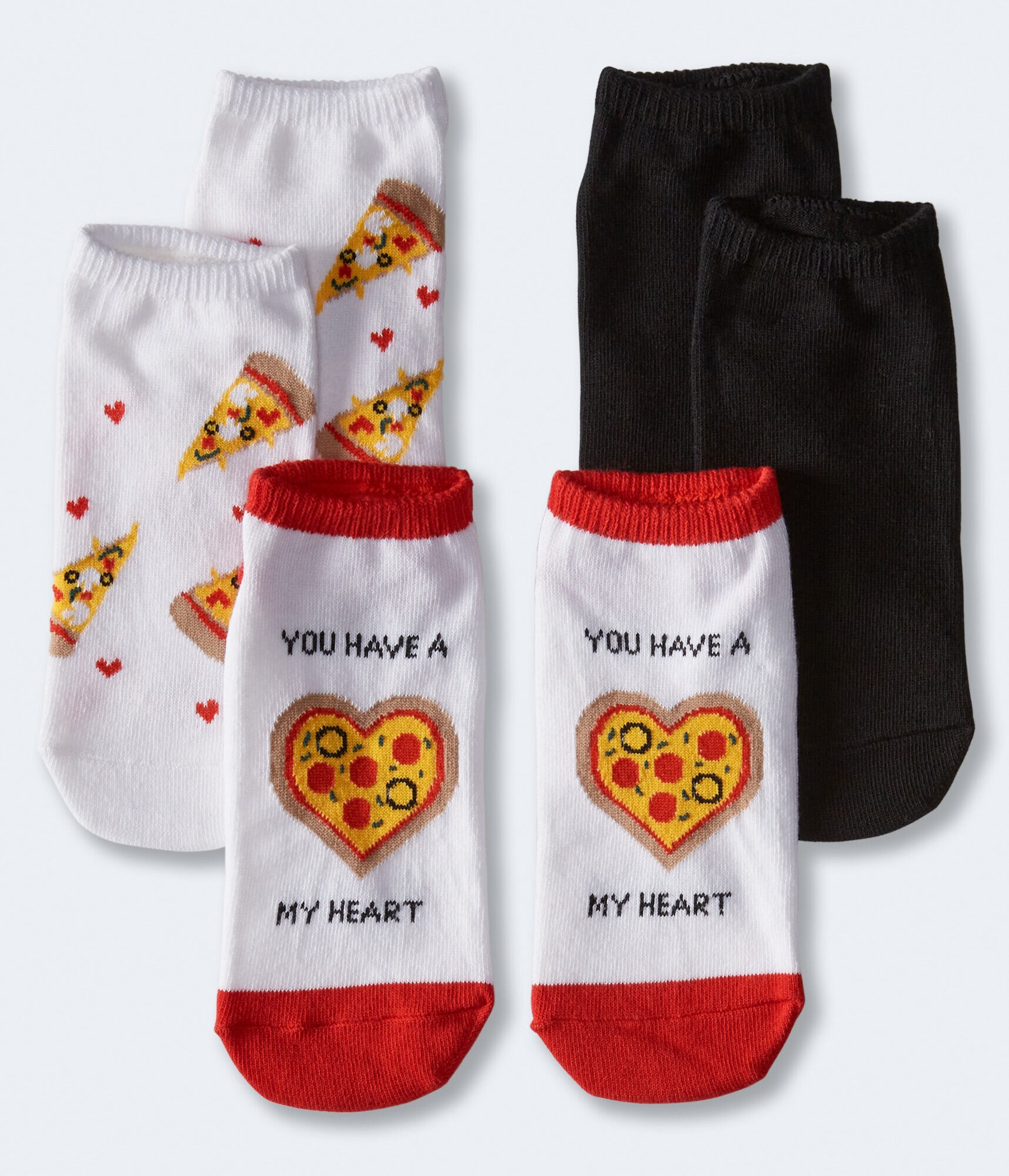 Pizza My Heart Ankle Sock 3-Pack