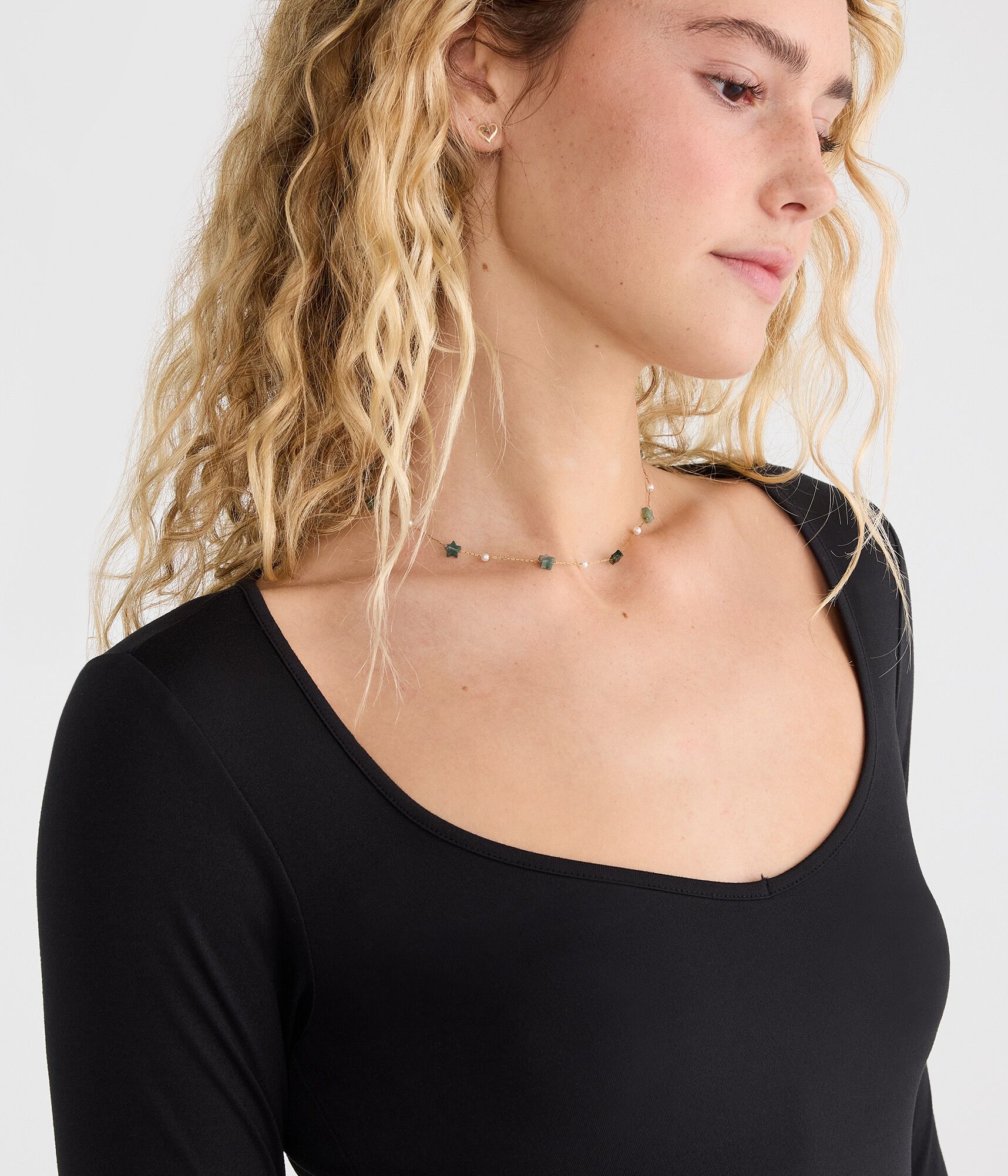 Long Sleeve Buttery Soft Seamless Sweetheart Tee