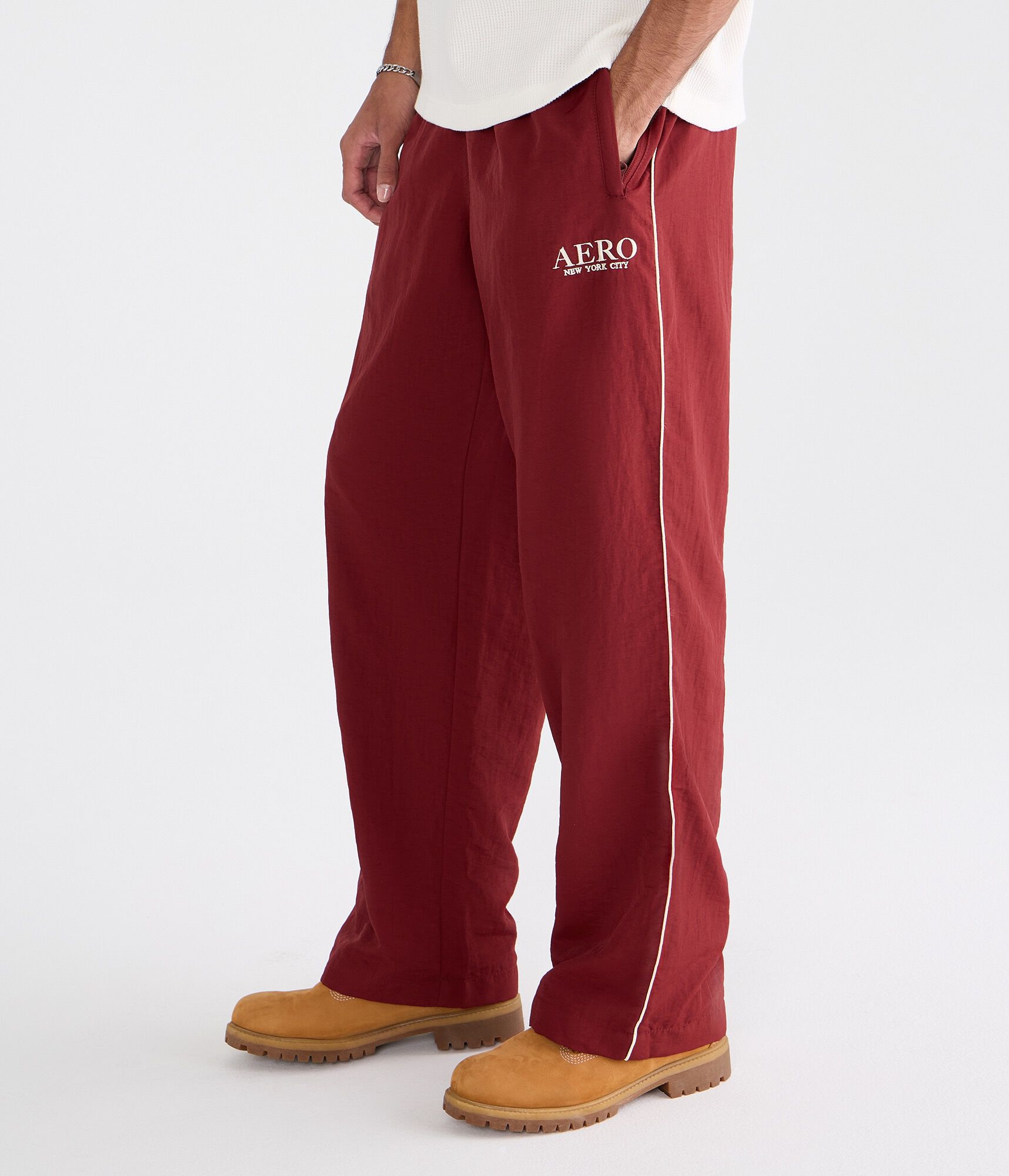 Aero Logo Baggy Nylon Track Pants